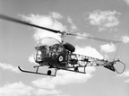 Army Bell 47G3B-1 A1-40x Locn Unknown C1970 - Photographer Unknown - via Wal Nelowkin (Rare Image - on Floats) Highlight for Album: Soiux