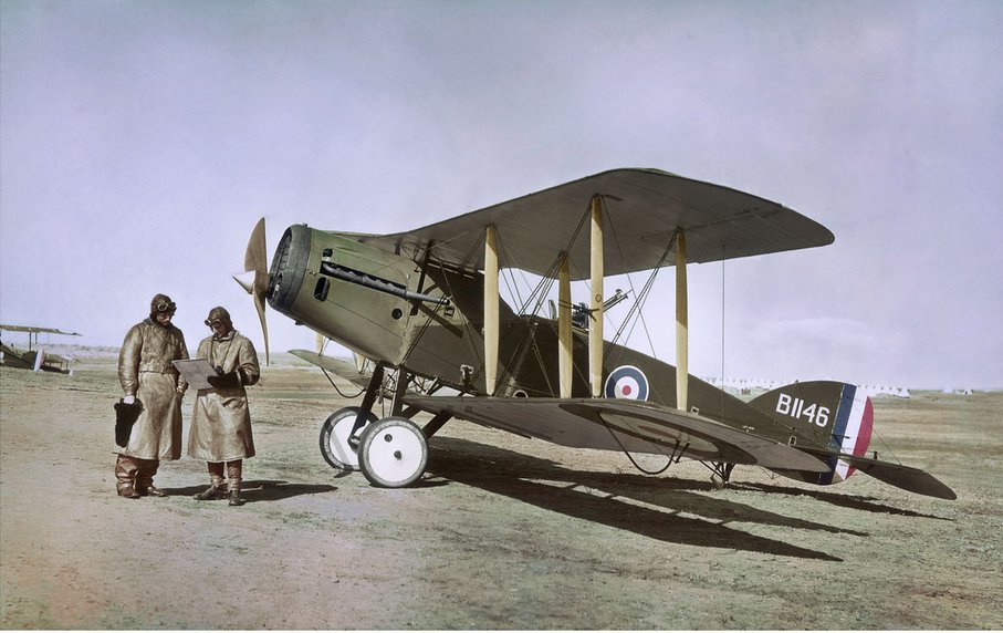 Bristol Fighter B1146 Captain Ross Smith and                      observer Palestine February 1918