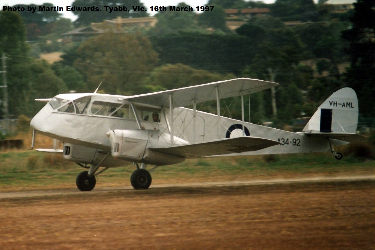 Dragon A34-92 Tyabb March 1997 Photo Martin Edwards Dragon A34-92 Tyabb March 1997 Photo Martin Edwards