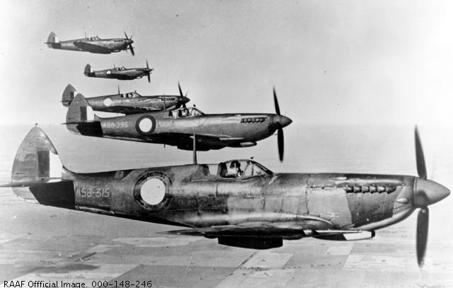 Spitfire A58-315A58-395 and othersRAAF Photo Spitfire A58-315A58-395 and othersRAAF Photo