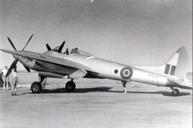DH Sea Hornet TT213 (A83-1)via Brendan Cowan DH Sea Hornet TT213 (A83-1)via Brendan Cowan