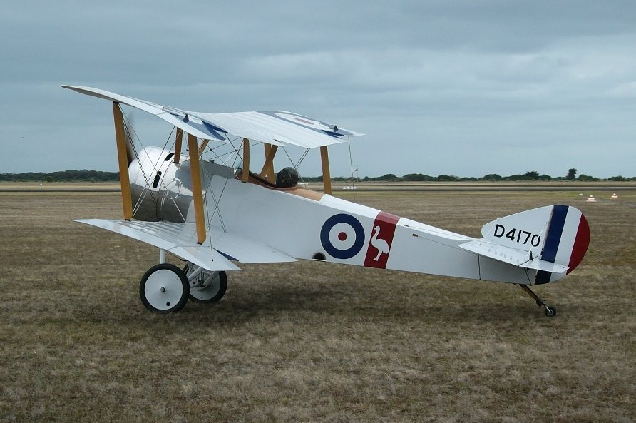 Sopwith Pup Replica VH-PSP/D4170 RAAF Museum                      Air Pageant 9 April 2006 (Brendan Cowan)